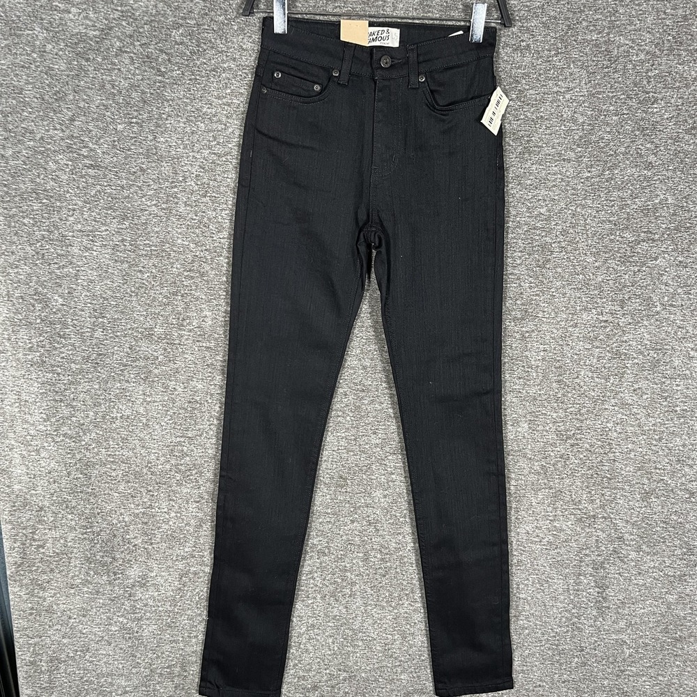 Naked & Famous Denim Jeans Womens 26‎ Black High Skinny Stretch Denim Canada
